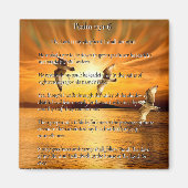 Psalm 23:1-6 The Lord is My Shepard Magneet (Voorkant)