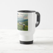 Psalm 23:1 Bible Verse Travel Mug Reisbeker (Voorkant rechts)