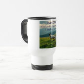 Psalm 23:1 Bible Verse Travel Mug Reisbeker (Voorkant links)