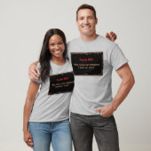 Psalm 23:1 Bijbeltekst Heren T-shirt (Unisex)