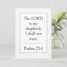 Psalm 23:1 Bijbelvers, Bemoedigende Schriftuur