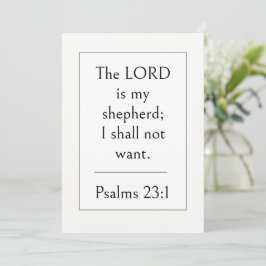 Psalm 23:1 Bijbelvers, Bemoedigende Schriftuur Kaart