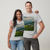 Psalm 23:1 Bijbelvers Heren T-shirt (Unisex)