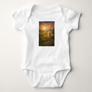 Psalm 23:1 Christelijk Lam Baby Body Romper