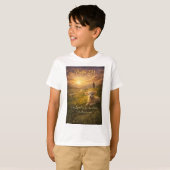 Psalm 23:1 Christelijk Lam Kind T-shirt (Voorkant volledig)