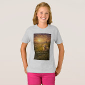 Psalm 23:1 Christelijk Lam Meisjes T-shirt (Voorkant volledig)