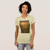 Psalm 23:1 Christelijk Lam Vrouwen T-shirt (Voorkant volledig)