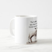 Psalm 23:1 Christelijke Lam Koffiemok (Voorkant links)
