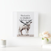 Psalm 23:1 Christelijke Lam Wandklok (Huis)