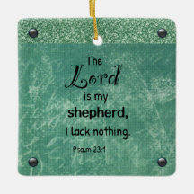 Psalm 23:1 Christelijke typografie ontwerp