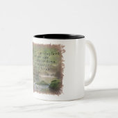 PSALM 23:1 - Coffee Mug Tweekleurige Koffiemok (Voorkant rechts)