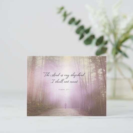 Psalm 23:1 - De Heer is mijn herder Briefkaart (Staand voorkant)