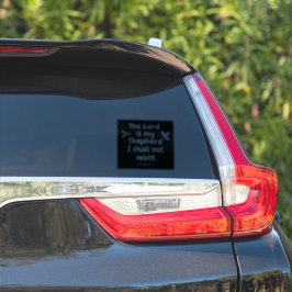 Psalm 23:1 De Heer is mijn Herder, ik zal niet wil Sticker