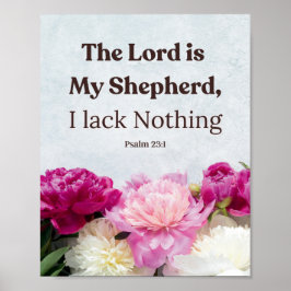 Psalm 23:1 De Heer is mijn Herder Poster