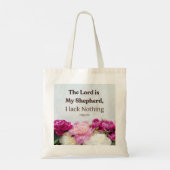 Psalm 23:1 De Heer is mijn Herder Tote Bag (Achterkant)