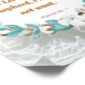 Psalm 23 : 1 - De Heer is mijn Sheperd Christelijk Poster (Hoek)