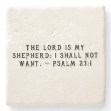Psalm 23:1 Geschenk Onderzetter