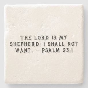 Psalm 23:1 Geschenk Onderzetter