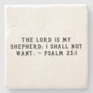 Psalm 23:1 Geschenk Onderzetter
