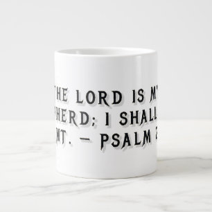 Psalm 23:1 Geschenkmok Grote Koffiekop
