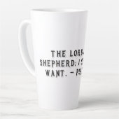 Psalm 23:1 Geschenkmok Latte Mok (Linkerhoek)