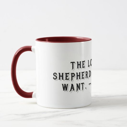 Psalm 23:1 Geschenkmok Mok (Links)
