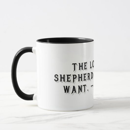 Psalm 23:1 Geschenkmok Mok (Links)