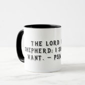 Psalm 23:1 Geschenkmok Mok (Voorkant links)