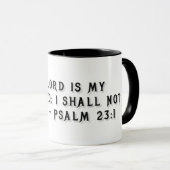 Psalm 23:1 Geschenkmok Mok (Voorkant rechts)