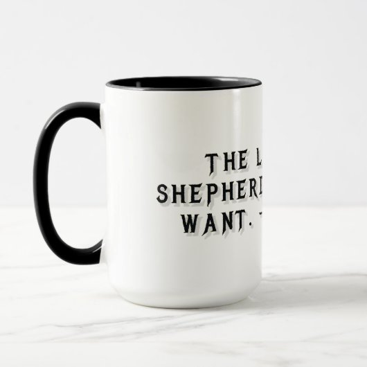 Psalm 23:1 Gift Mug Mok (Links)