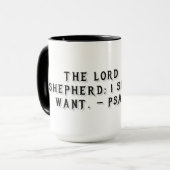 Psalm 23:1 Gift Mug Mok (Voorkant links)