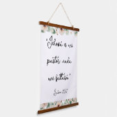 psalm 23: 1 hangend wandkleed (Gebogen)