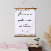psalm 23: 1 hangend wandkleed (Slaapkamer)