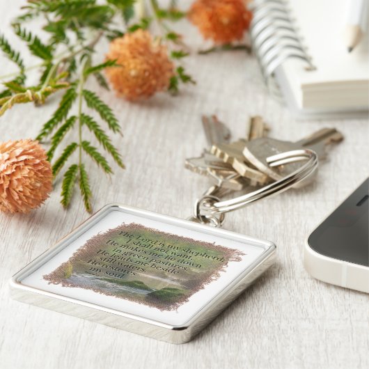 PSALM 23:1 - Keychain (Zijkant)