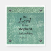 Psalm 23:1 Luncheon servetten - Set van 50 (Voorkant)
