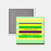 Psalm 23:1 Magnet (Voorkant / Achterkant)