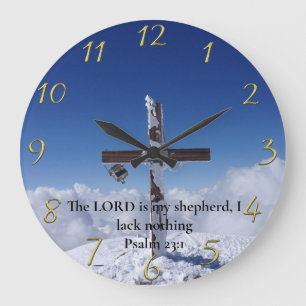 Psalm 23:1 mondpiekdwarsdoorsnede grote klok