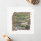 PSALM 23:1 - Persoonlijke Notitiekaart Notitiekaartje (Voorkant / Achterkant in situ)