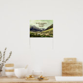 Psalm 23:1 "The Lord is my Shepherd" Poster (Keuken)