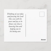 Psalm 23:2-3 Hij herstelt mijn ziel Bijbel Verse Briefkaart (Achterkant)