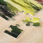 Psalm 23:2-3 Hij herstelt mijn ziel Bijbel Verse Legpuzzel (Zijkant)