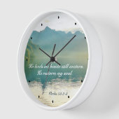 Psalm 23 2-3 Hij leidt me naast stilstaande watere (Hoek)