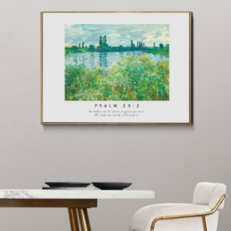 Psalm 23:2 Bijbelverse Poster