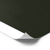 Psalm 23:3 Butterfly/Donkergroen Poster (Hoek)