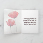 Psalm 23:3 Hij herstelt mijn ziel, bijbel Verse Fl Kaart (Binnen)