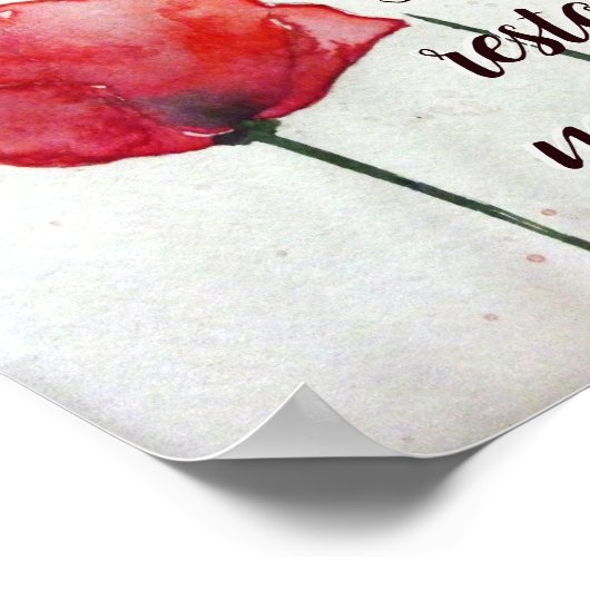 Psalm 23:3 Hij herstelt mijn ziel, bijbel Verse Fl Poster (Hoek)