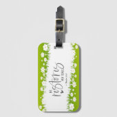 Psalm 23:3 Hij herstelt mijn ziel Bijbelse Verse Bagagelabel (Voorkant (verticaal))