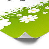 Psalm 23:3 Hij herstelt mijn ziel Bijbelse Verse Poster (Hoek)