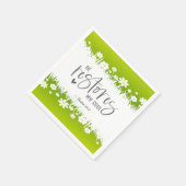 Psalm 23:3 Hij herstelt mijn ziel Bijbelse Verse Servet (Hoek)