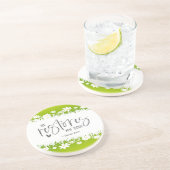 Psalm 23:3 Hij herstelt mijn ziel Bijbelse Verse Zandsteen Onderzetter (Zijkant)